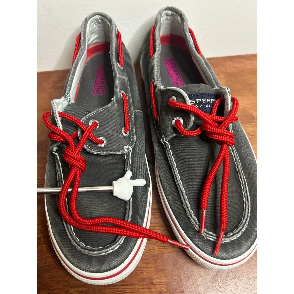 Sperry Gray Top Sider Shoes Mens Size 10M